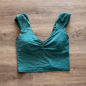 Offline Teal Workout Tank w/ Shelf Bra and Removable Pads